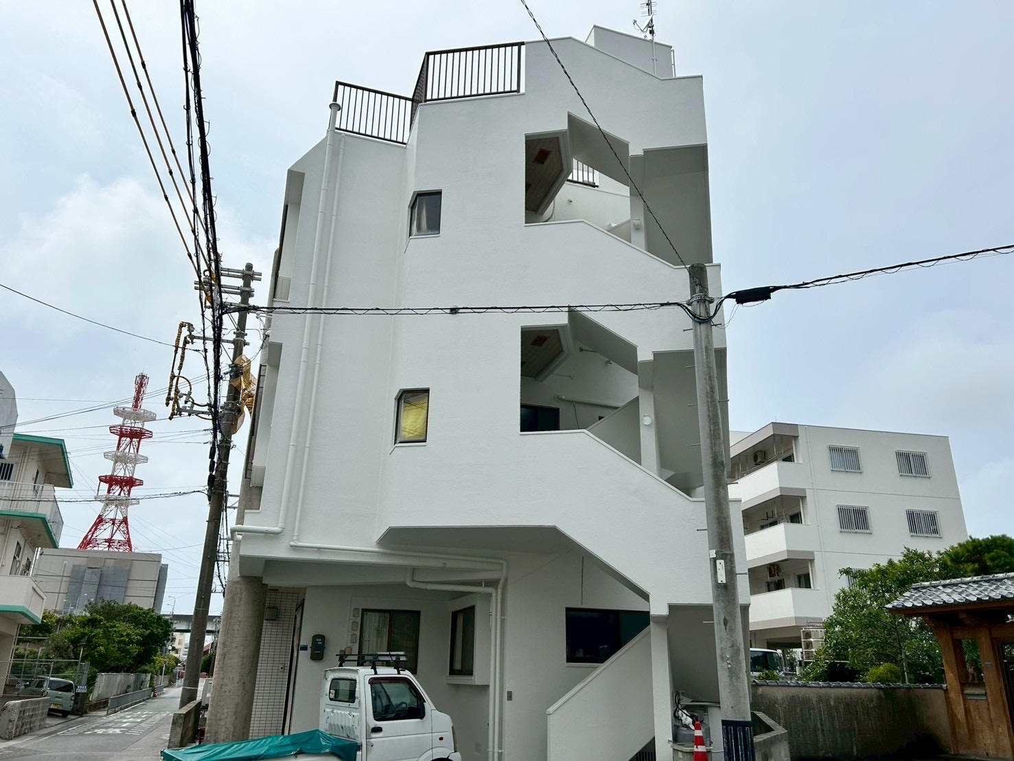 アパート外壁の塗装・防水工事（サンプル記事）